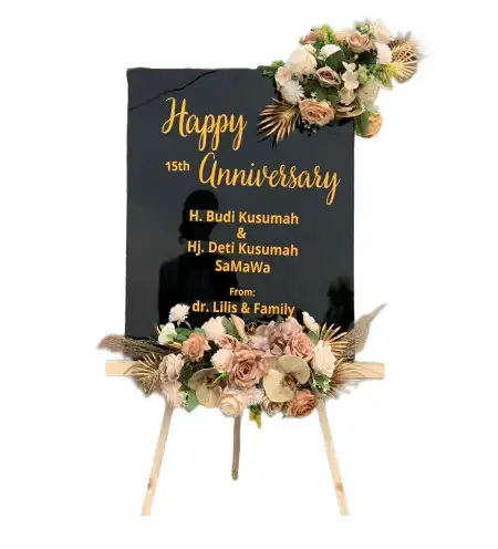 Papan Bunga Akrilik Selawangi